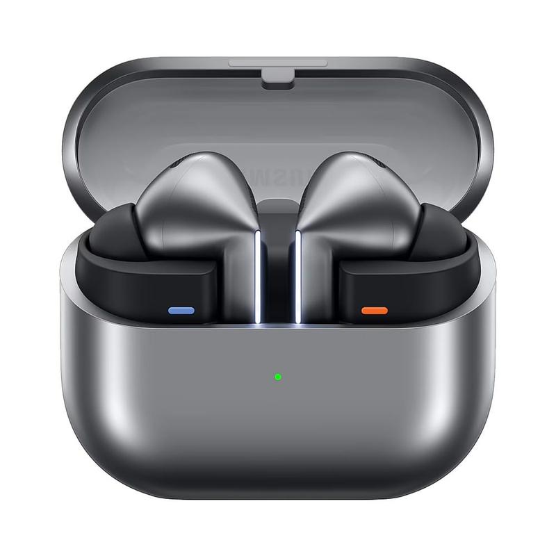 Samsung Galaxy Buds3 Pro シルバー Samsung Galaxy Buds3 Pro, Fone de Ouvido sem fio, Cancelamento de